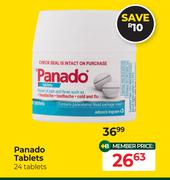 Panado Tablets 24 Tablets