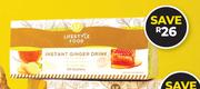 Lifestyle Food Instant Ginger Drink With Honey 20 Sachets