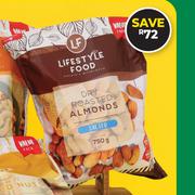 Lifestyle Food Dry Roasted Almonds-750g