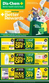 Dis-Chem : Bigger Savings (13 January - 15 February 2026)