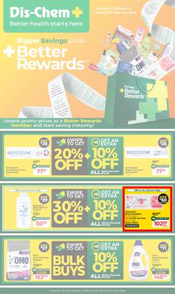 Dis-Chem : Bigger Savings (13 January - 15 February 2026), page 1