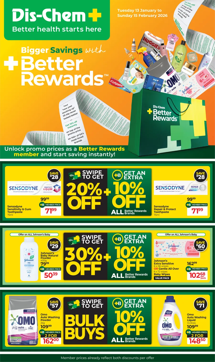 Dis-Chem : Bigger Savings (13 January - 15 February 2026)