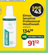 Elmex Sensitive Professional Mouthwash-400ml