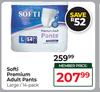 Softi Premium Adult Pants Large 14 Pack