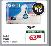 Softi Pads Maxi 14 Pack
