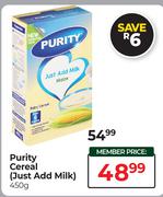 Purity Cereal (Just Add Milk)-450g