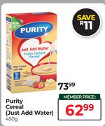 Purity Cereal (Just Add Water)-450g