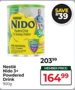 Nestle Nido 3+ Powdered Drink-900g