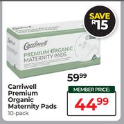 Carriwell Premium Organic Maternity Pads-10's Pack