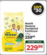 Nestle Nespray Powdered FortiGrow-1.8kg