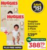 Huggies Extra Care Nappies (2 Pack)-Per 2 Pack