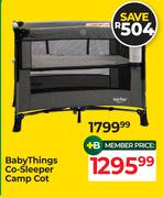 Baby Things Co-Sleeper Camp Cot