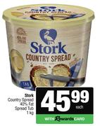 Stork Country Spread 40% Fat Spread Tub-1kg