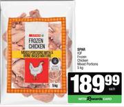 Spar IQF Frozen Chicken Mixed Portions-5kg
