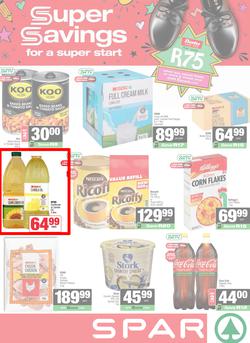 SPAR Eastern Cape (Town) : Super Savings (20 January - 08 February 2026), page 1