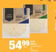 Spar Bakery Large Wraps Assorted-8s Pack Each