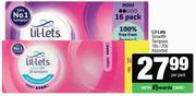 Lil-Lets Smartfit Tampons 16's/20's Pack Assorted-Per Pack