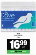 Dove Cotton Buds-200's Pack