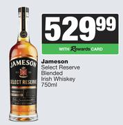 Jameson Select Reserve Blended Irish Whisky-750ml