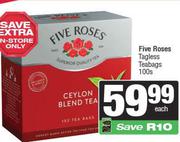 Five Roses Tagless Teabags-100s Pack
