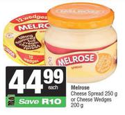 Melrose Cheese Spread 250g Or Cheese Wedges 200g-Each