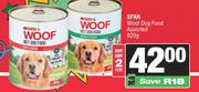 Spar Woof Dog Food Assorted-For Any 2 x 820g
