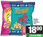 Spookies Or Flyers Puffed Corn-For Any 2 x 100g