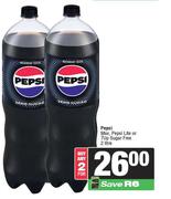 Pepsi Max, Pepsi Lite Or 7UP Sugar Free-For Any 2 x 2Ltr