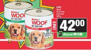 Spar Woof Dog Food Assorted-For 2 x 820g