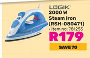 Logik 2000W Steam Iron RSH-080471 781253