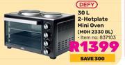 Defy 30L 2 Hotplate Mini Oven MOH 2330 BL 837103