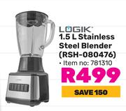 Logik 1.5L Stainless Steel Blender RSH-080476 781310