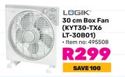 Logik 30cm Box Fan KYT30-TX6 LT-30B01 495508