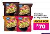 Great Value Instant Noodles Assorted-For 4 x 5 x 70g