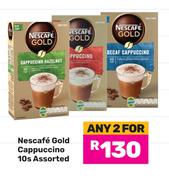 Nescafe Gold Cappuccino-For 2 x 10s