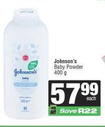 Johnson's Baby Powder-400g