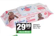 Johnson's Baby Wipes-56s Or 72s