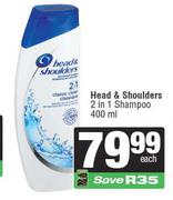 Head & Shoulders 2 In 1 Shampoo-400ml