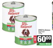 Spar Pro Balance Dog Food-For 2 x 775g