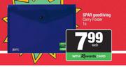 Spar Goodliving Carry Folder-1s Each