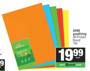 Spar Good Living A4 Project Board-10s Pack
