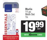 Marlin 11 Pc Math Set