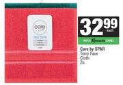 Care By Spar Terry Face Cloth-2s