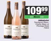 Jakkalsvlei Sauvignon Blanc,Chenin Blanc Or Pinotage Rose-750ml