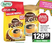 Nescafe Ricoffy Instant Coffee Refill Pouch Or Tin-800g/750g