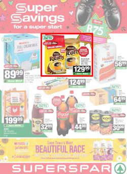 SUPERSPAR Western Cape : Super Savings (20 January - 08 February 2026), page 1