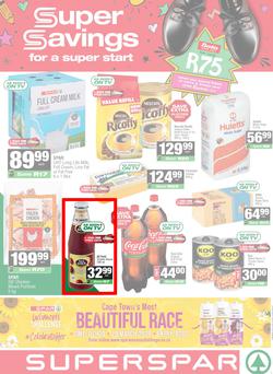 SUPERSPAR Western Cape : Super Savings (20 January - 08 February 2026), page 1
