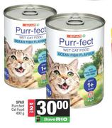 Spar Purr Fect Cat Food-For 2 x 400g