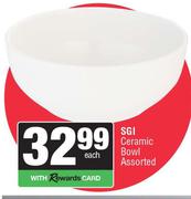 SGI Ceramic Bowl Assorted