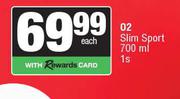 O2 Slim Sport 700ml-1s